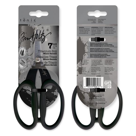 Tonic Tim Holtz Tim Holtz Non-stick Micro-Serrated Multi-Cutter (102e) BLACK GRIP