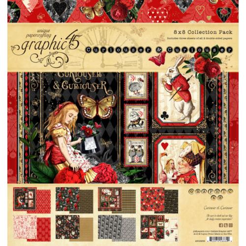 Graphic 45 Curiouser & Curiouser Card Kit
