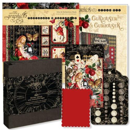 Graphic 45 Curiouser & Curiouser Album Kit