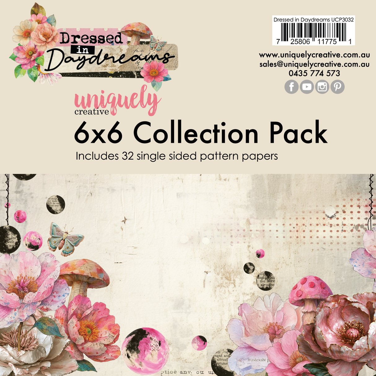 Uniquely Creative Dressed in Daydreams 6 x 6 Collection Pack