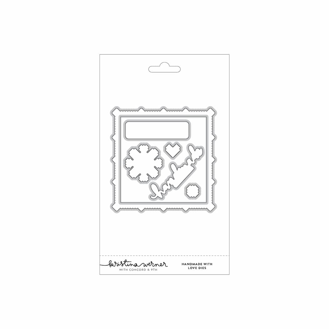 Concord & 9th KW Handmade With Love Stamp Set & Die (6 x 8)