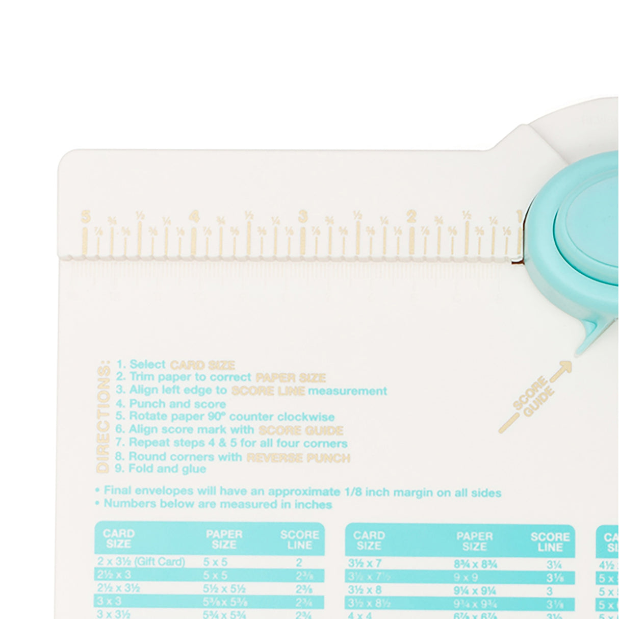We R Envelope Punch Board 6.75"X10.5" Postage as per actuals