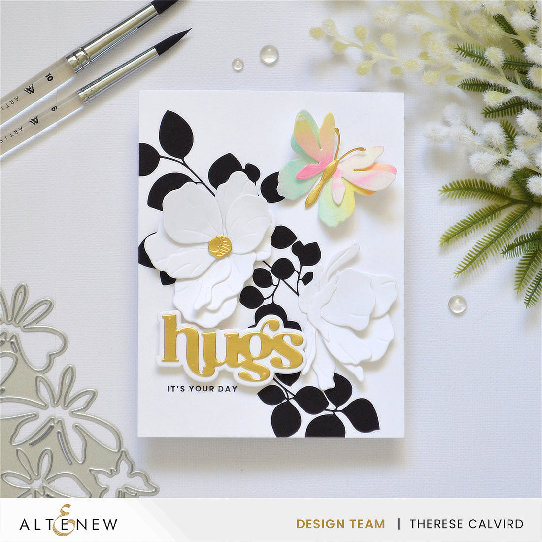 Altenew Craft-A-Flower: Butterfly Ranunculus Layering Die Set