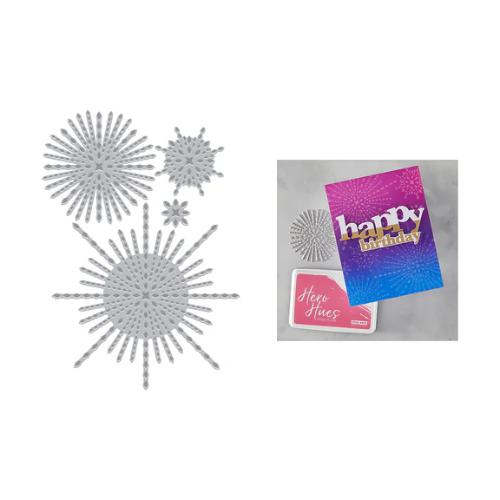 Hero Arts Starbursts Set BetterPress + Foil Plate from the Lovely Letterpress Collection