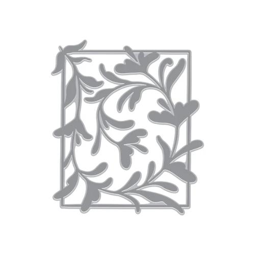 Hero Arts Decorative Floral BetterPress + Foil Plate from the Lovely Letterpress Collection