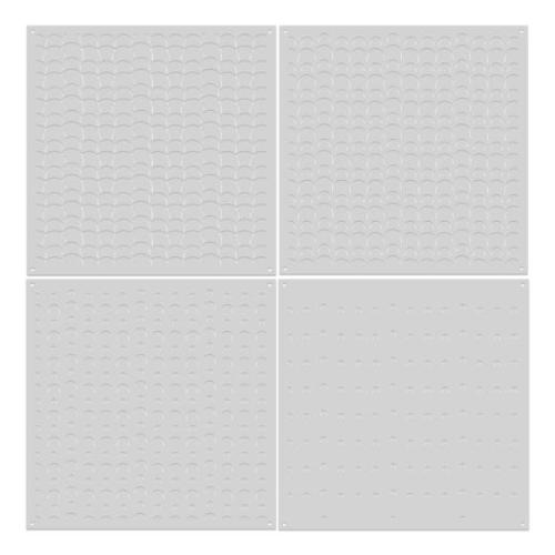 Hero Arts Color Layering Retro Rainbow Stencil