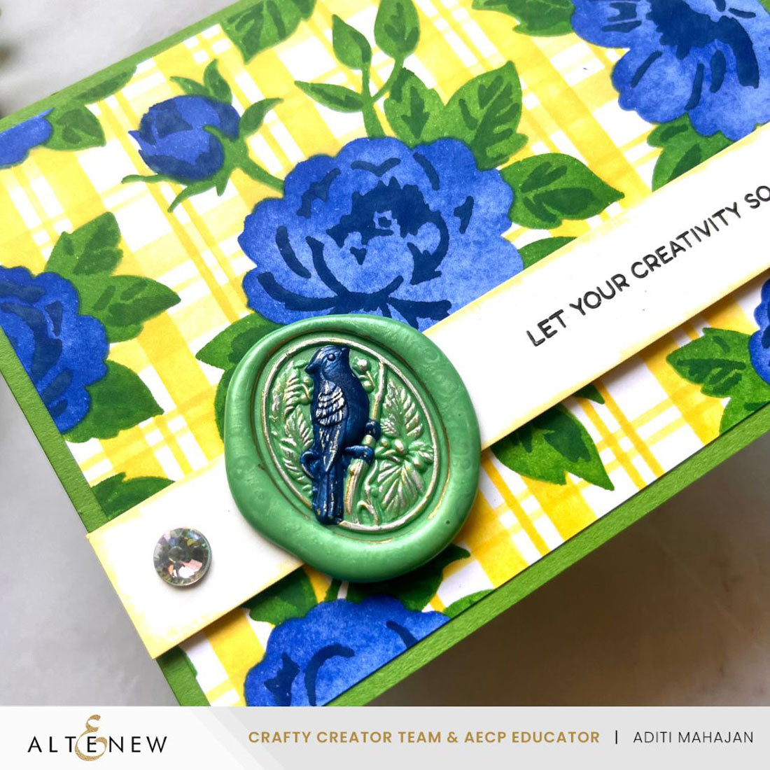 Altenew Berrywood Bird Wax Seal Stamp
