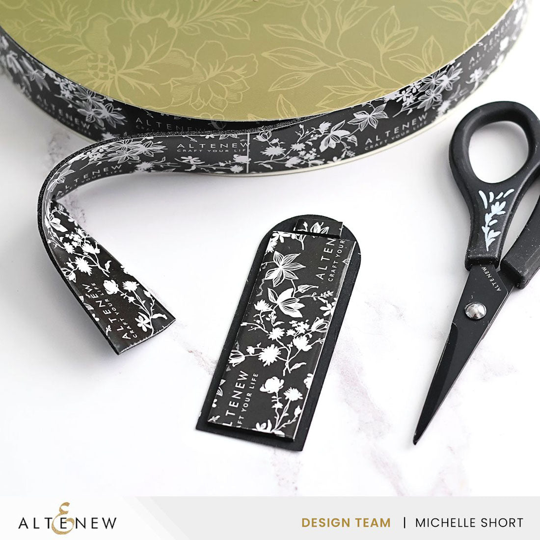 Altenew Black Instant Dimension Foam Tape – 1/16" x 1" x 15m postage as per actuals