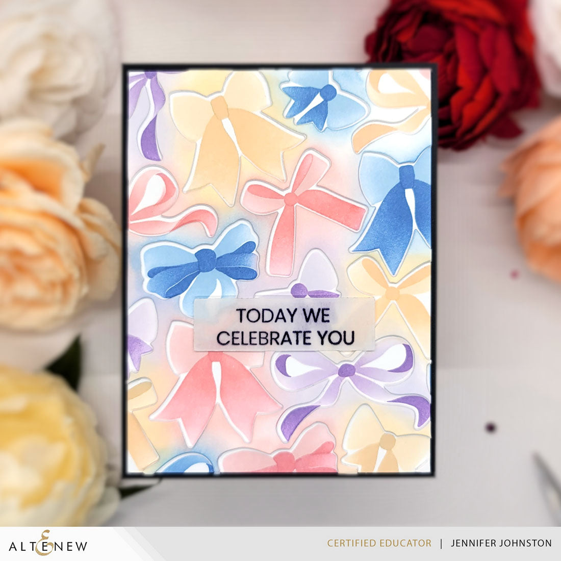 Altenew Elegant Bows - Complete Bundle (Stencil, Die & Embossing Folder)