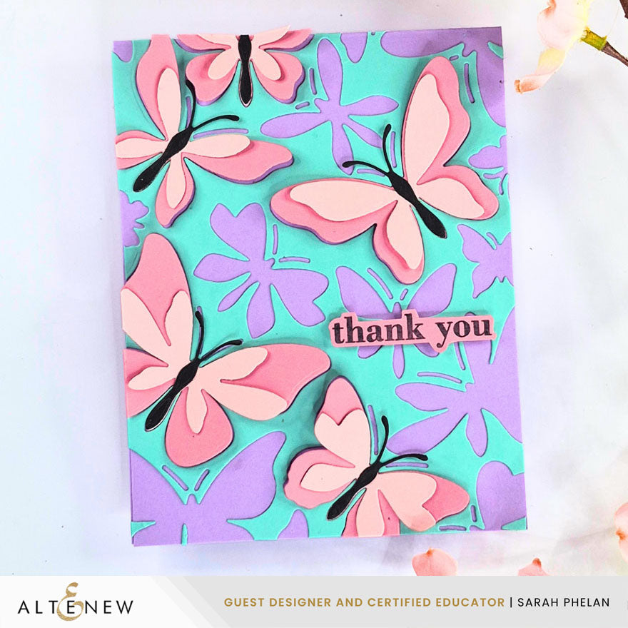 Altenew Creative Cuts: Zero-Waste Fluttering Fantasies Die Set