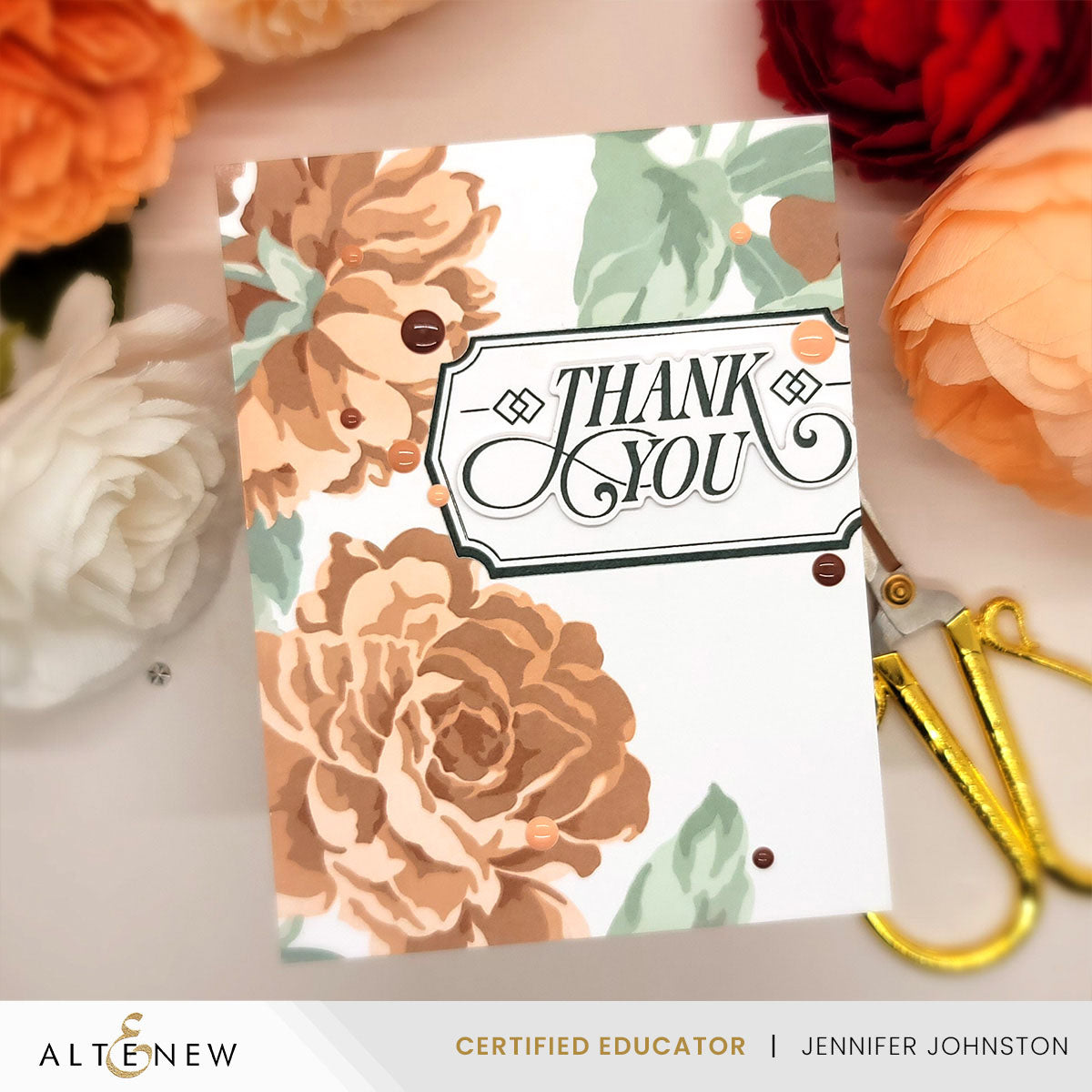 Altenew Stencil Art: Majestic Roses Layering Stencil Set