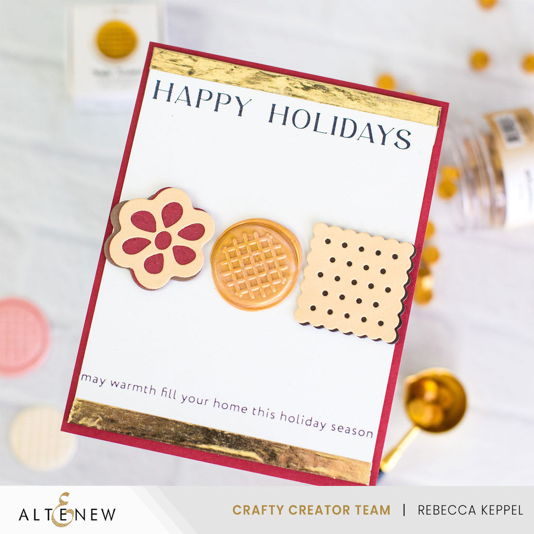 Altenew Wafer Texture Wax Seal Stamp