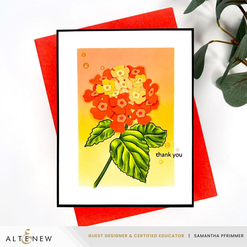 Altenew Mini Delight: Blooming Lantana Stamp & Die Set