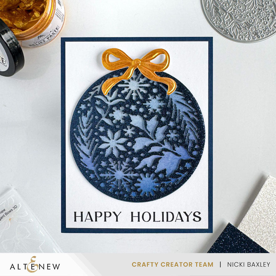 Altenew Glitter Cardstock Set - Sapphire (8.5x11, 10 sheets)