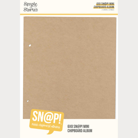 Simple Stories SN@P! - Mini Chipboard Album - 6x8 - 13328