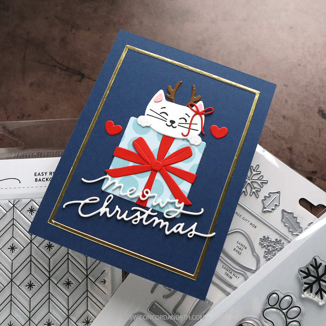 Concord & 9th KW Happy Pawlidays Stamp Set (6 x 8) & Die Bundle