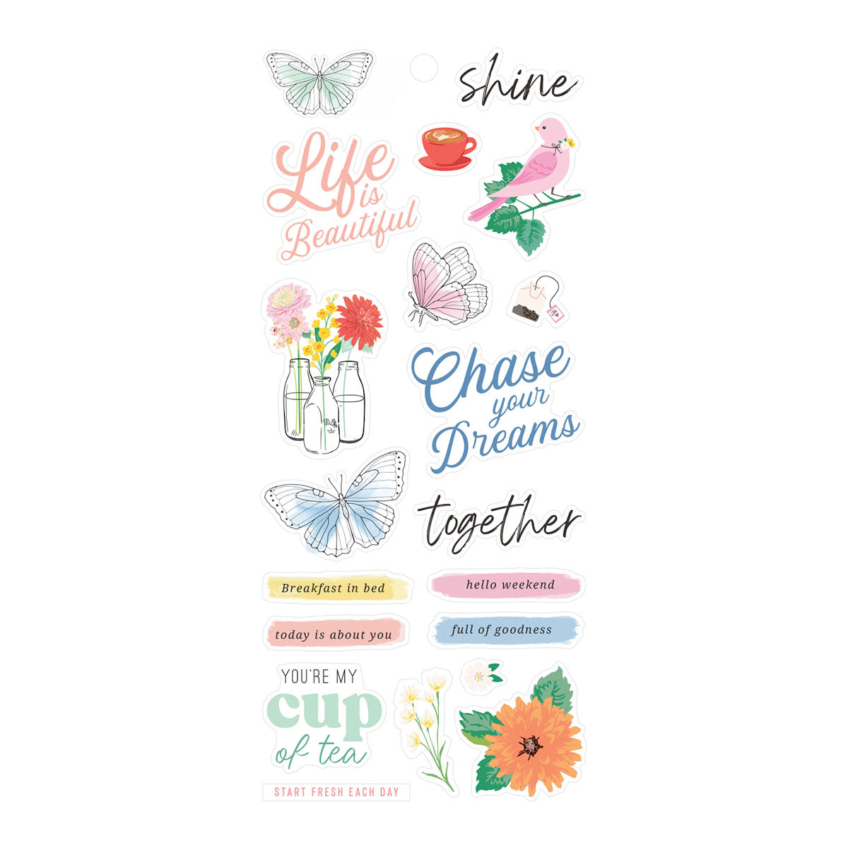Spellbinders Rosie’s Studio Breakfast in Bed – Sticker Book