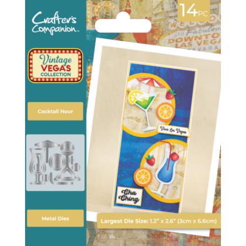 Crafter's Companion Vintage Vegas Metal Die Cocktail Hour (VV-MD-COHO)