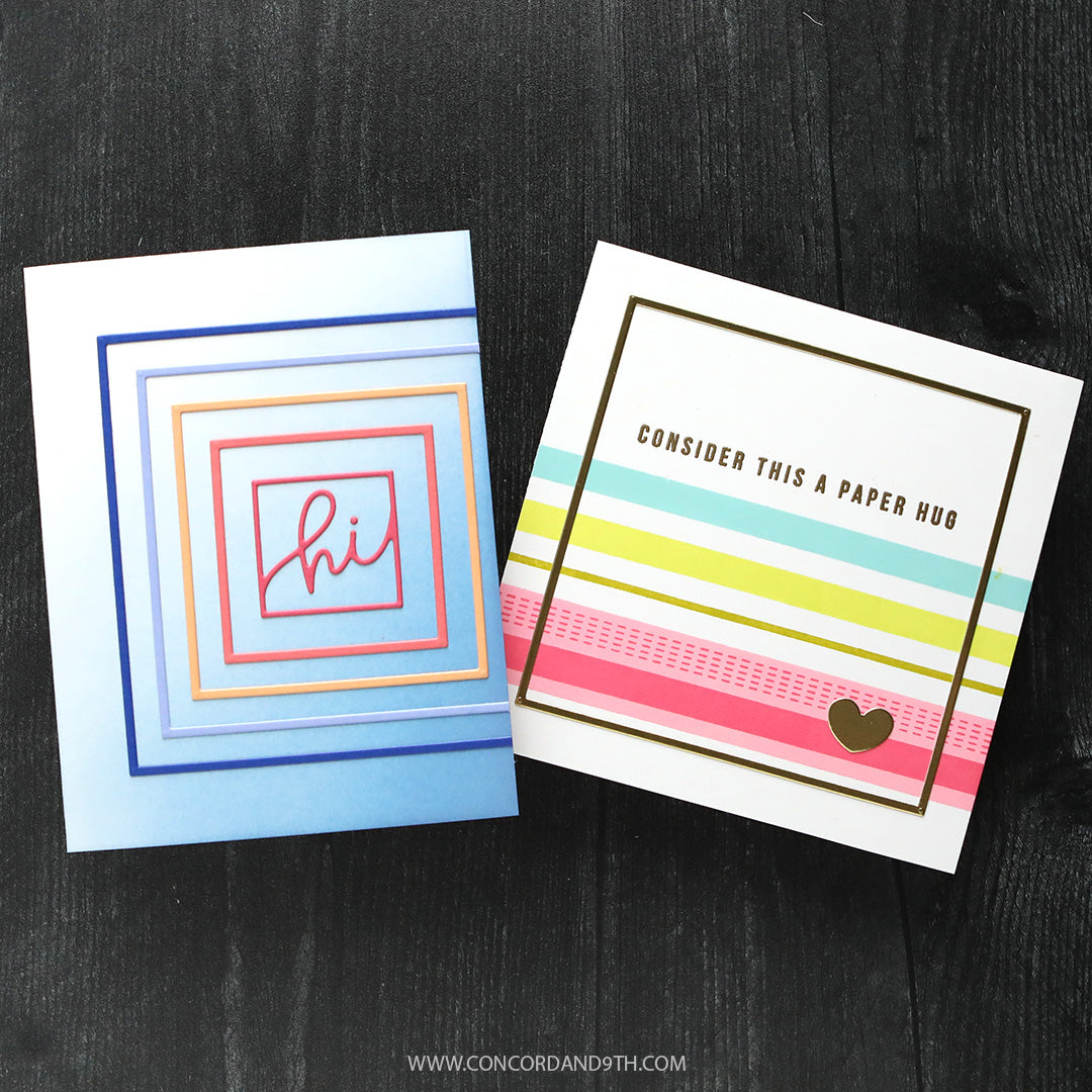 Concord & 9th KW Square Thin Frames Dies