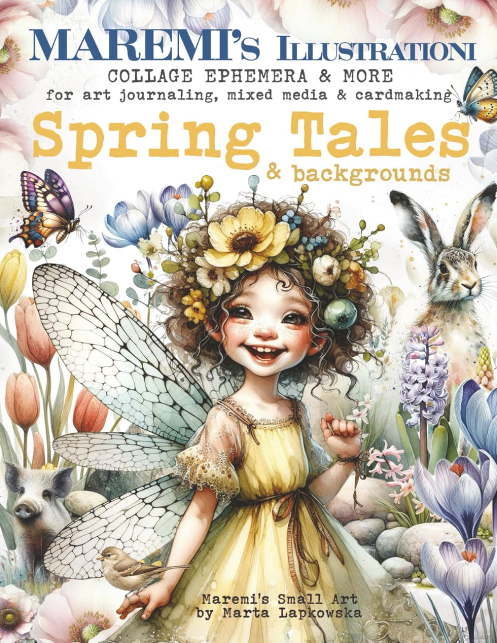 Maremi's Small Art - Collage Book Spring Tales