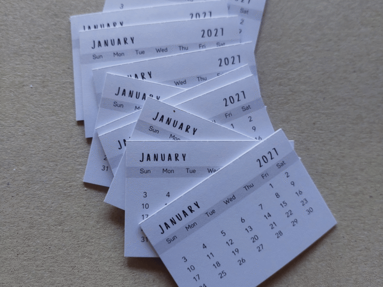 House of Paper Calendar Tabs 2027