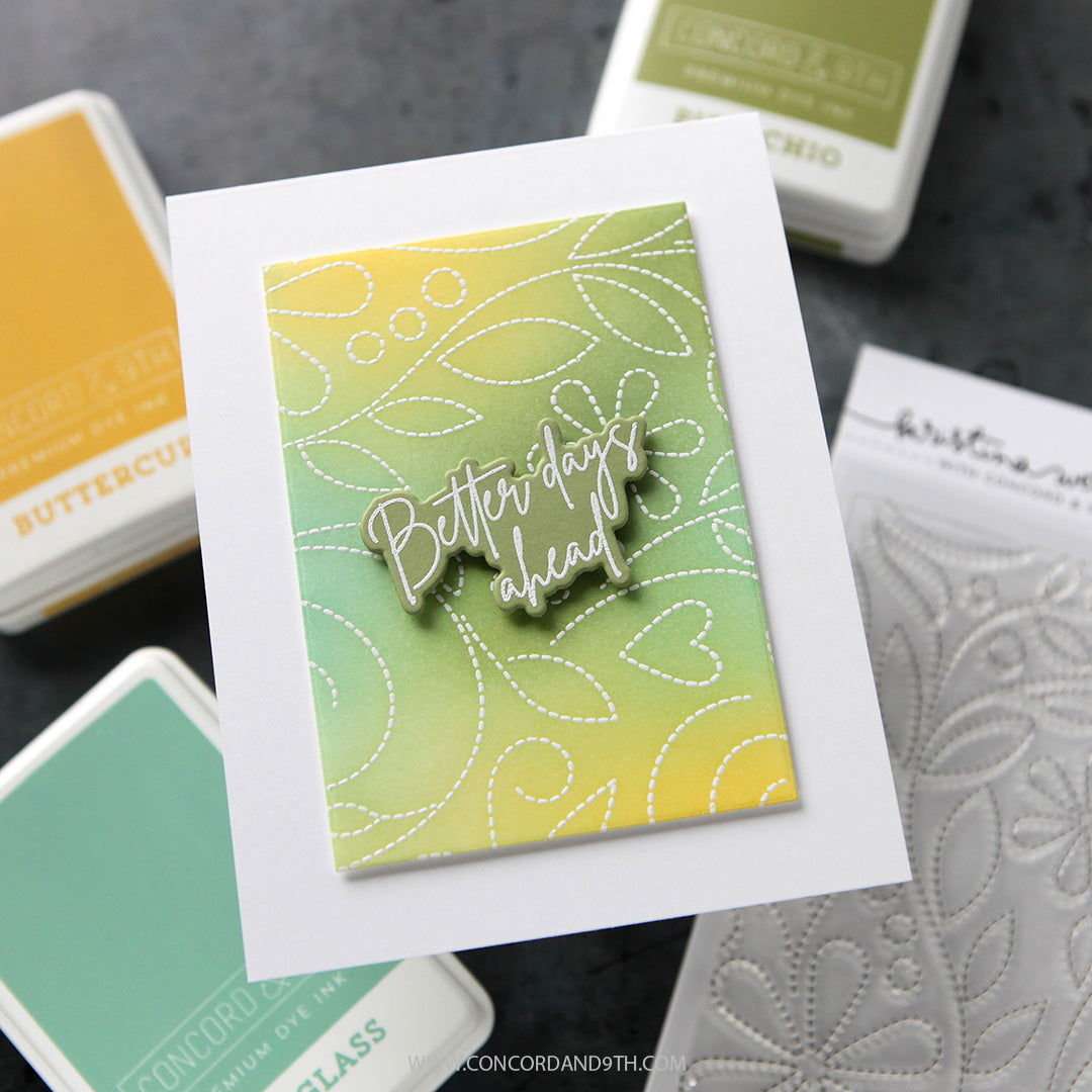 Concord & 9th KW Everything Will Be Okay Stamp Set / Die Bundle