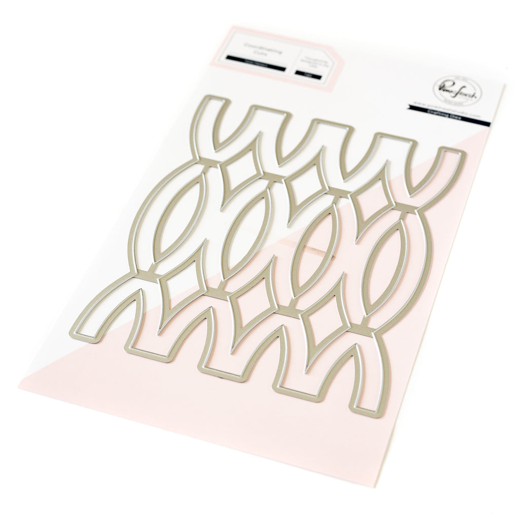 Pinkfresh Studio Twist Pattern press plate / Die Bundle