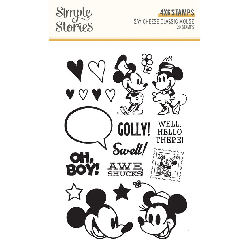 Simple Stories Say Cheese Classic Mouse - Stamps