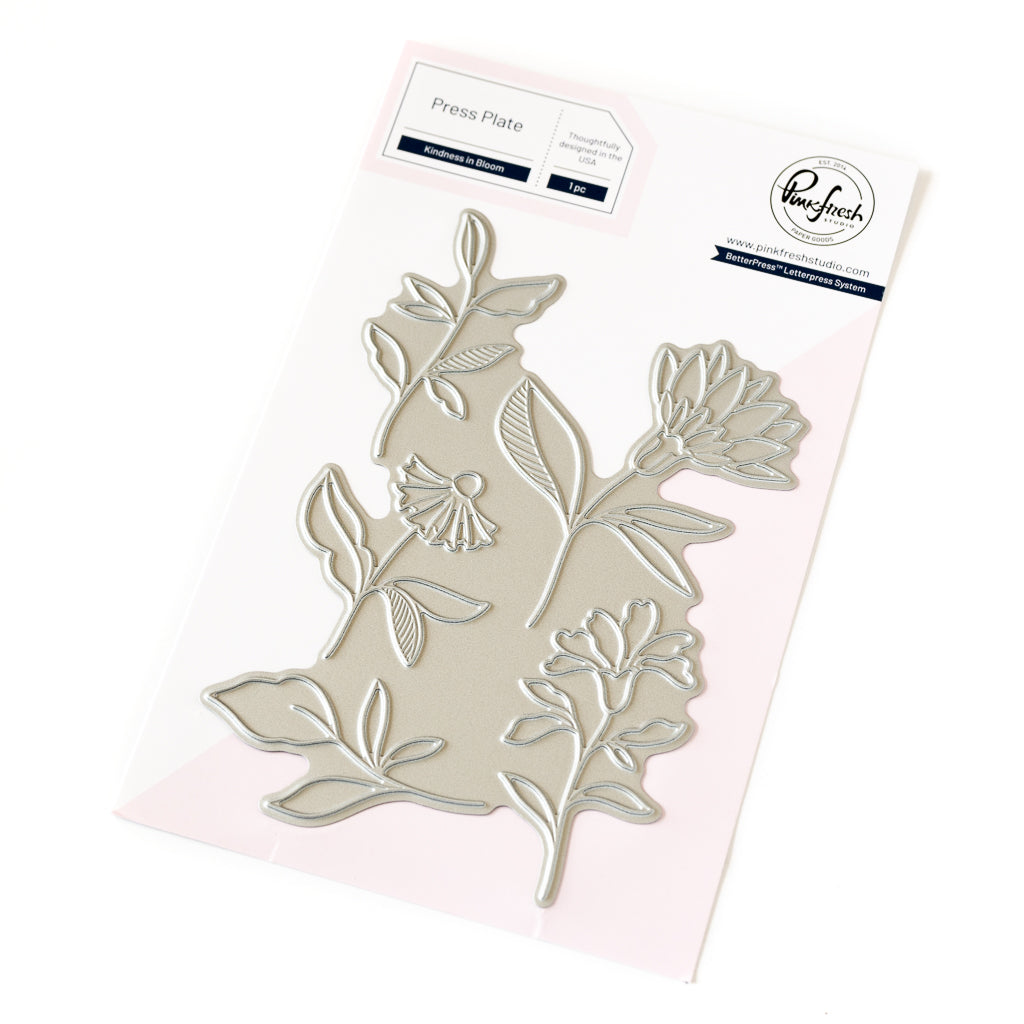 Pinkfresh Studio Kindness in Bloom press plate