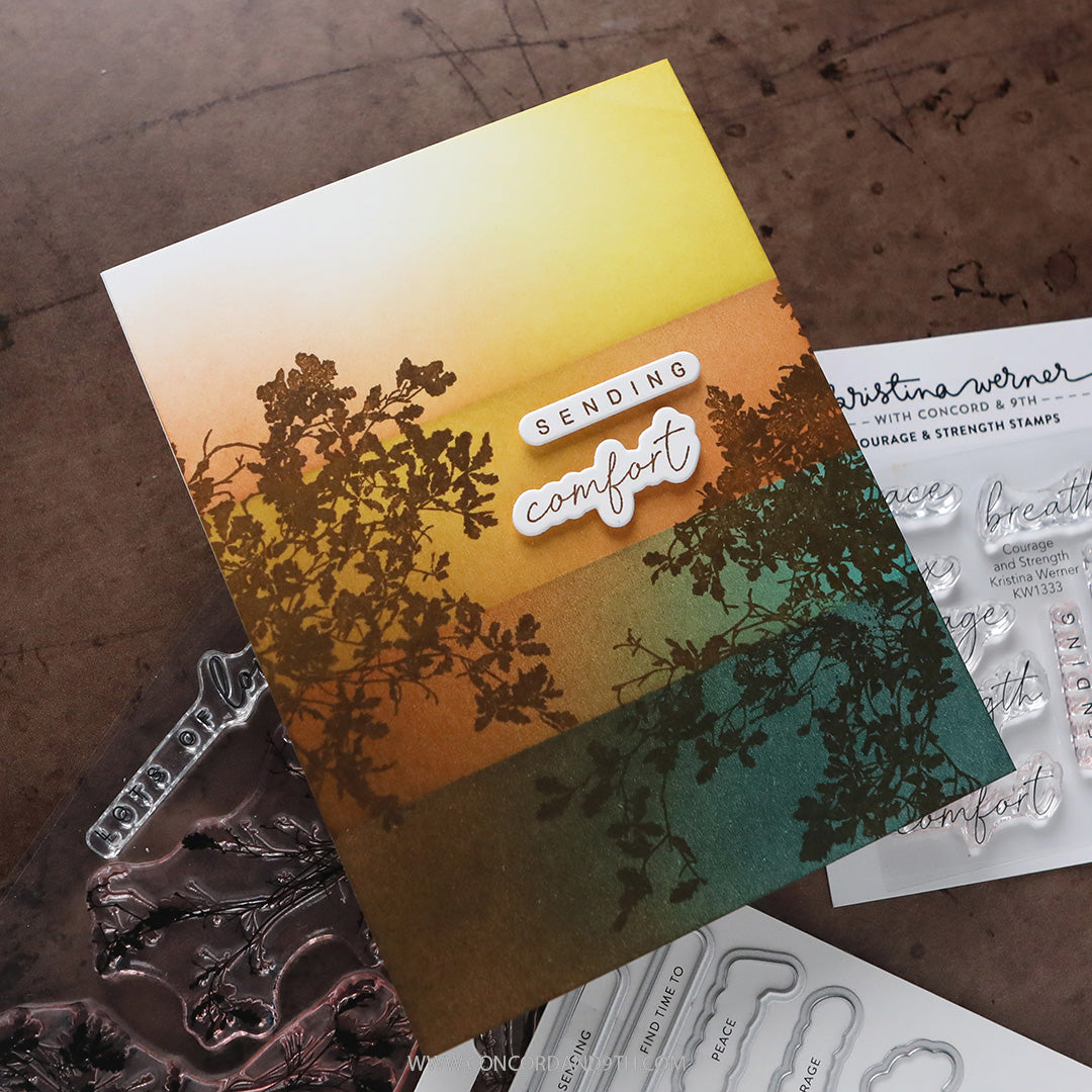Concord & 9th KW Calm Canopy Stamp & Die Bundle