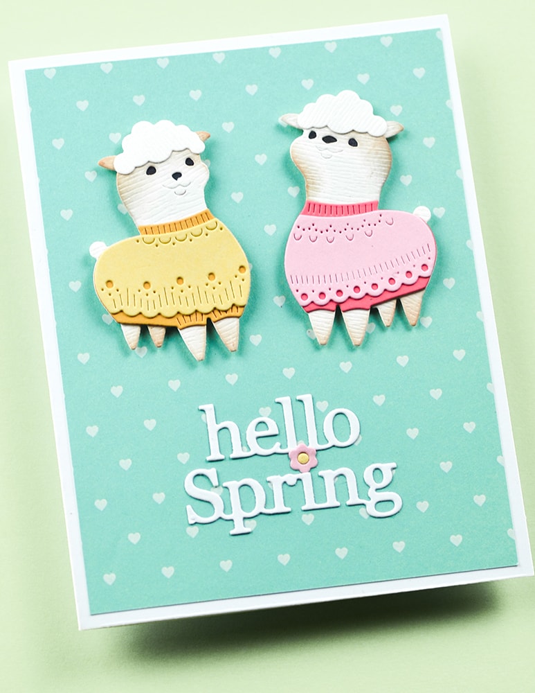 Poppy Stamps 2692 Nordic Joyful Lamb craft die