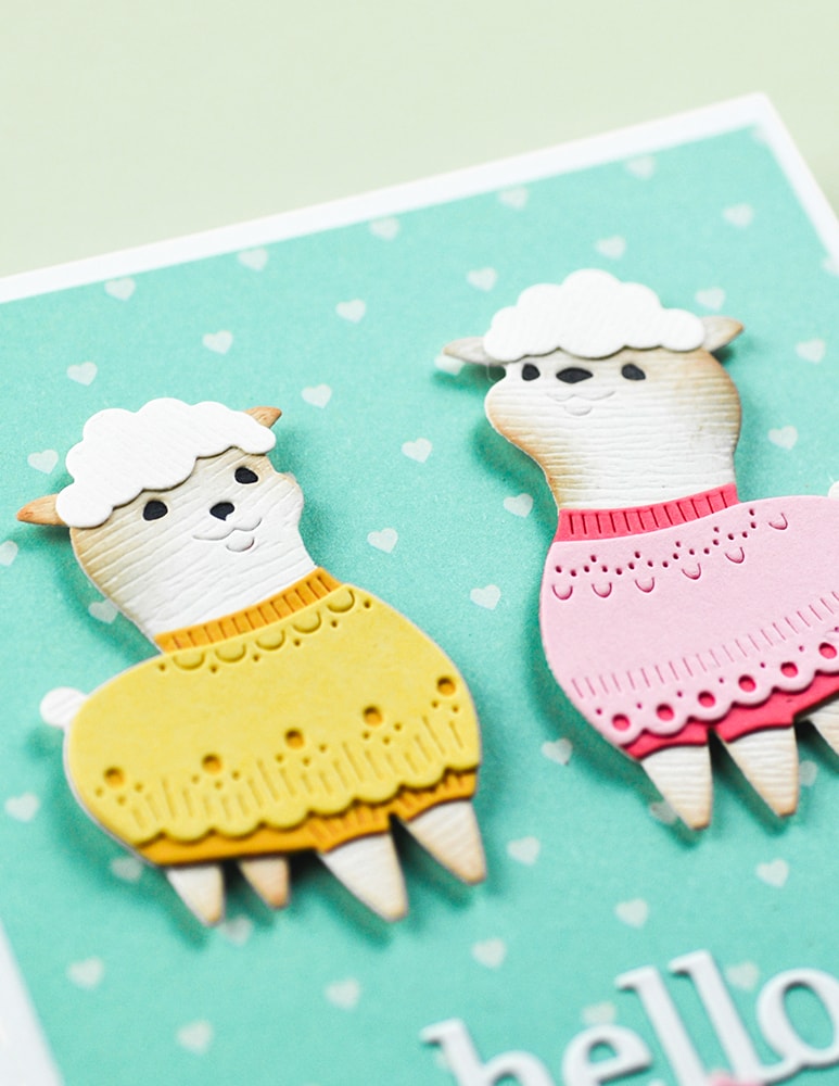 Poppy Stamps 2692 Nordic Joyful Lamb craft die