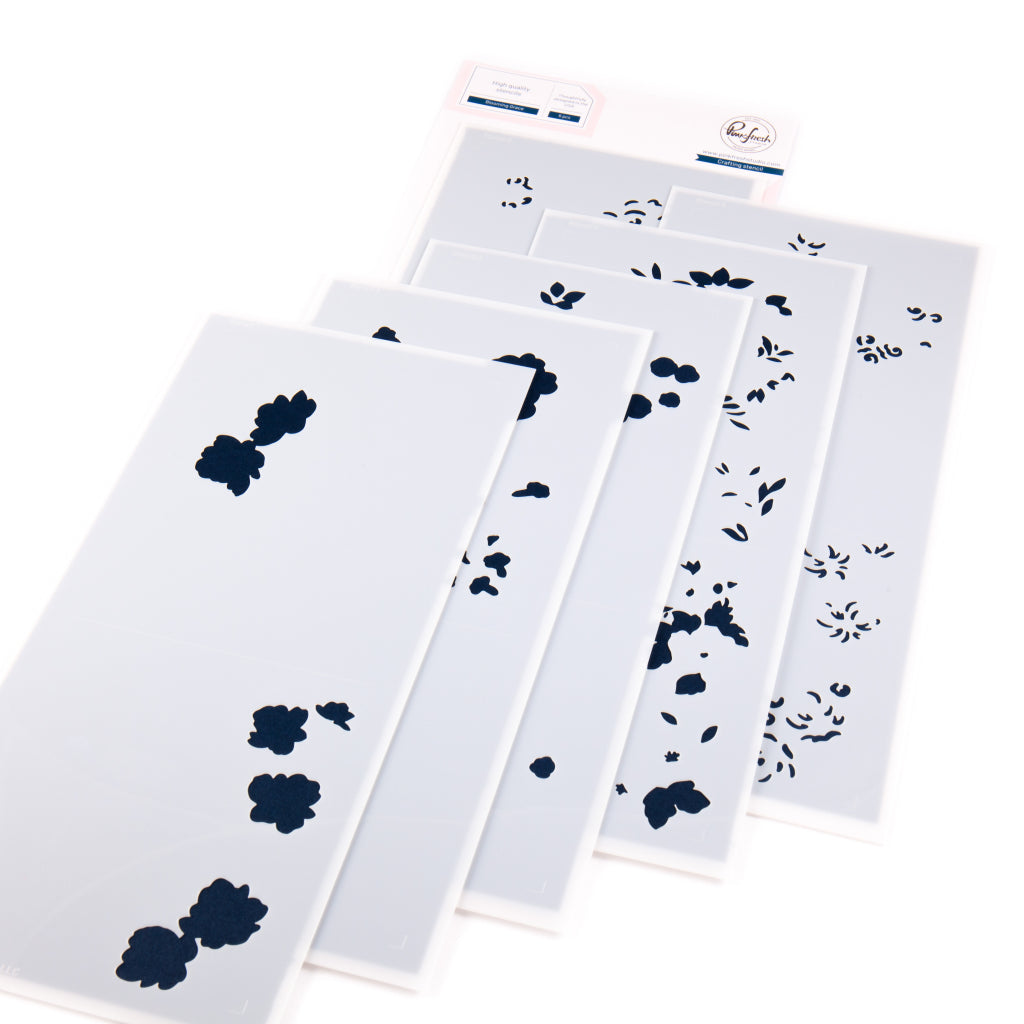 Pinkfresh Studio Blooming Grace stamp/stencil Bundle