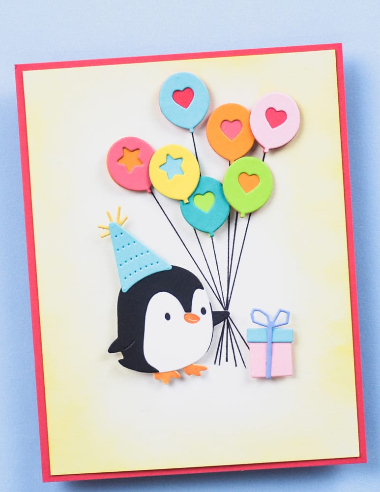 Poppy Stamps 2701 – Birthday Penguin Craft Die