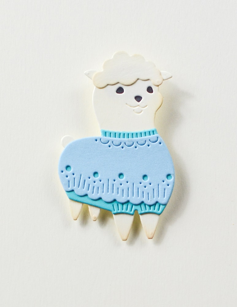 Poppy Stamps 2703 Nordic Cheerful Lamb craft die