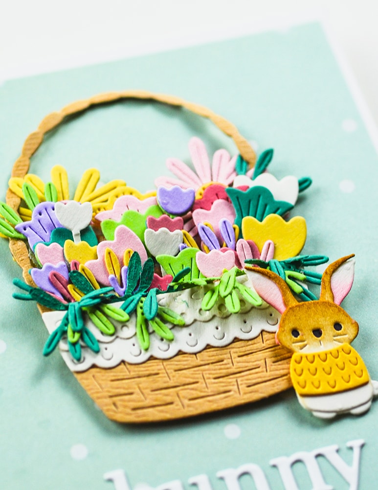 Poppy Stamps 2718 Nordic Basket craft die