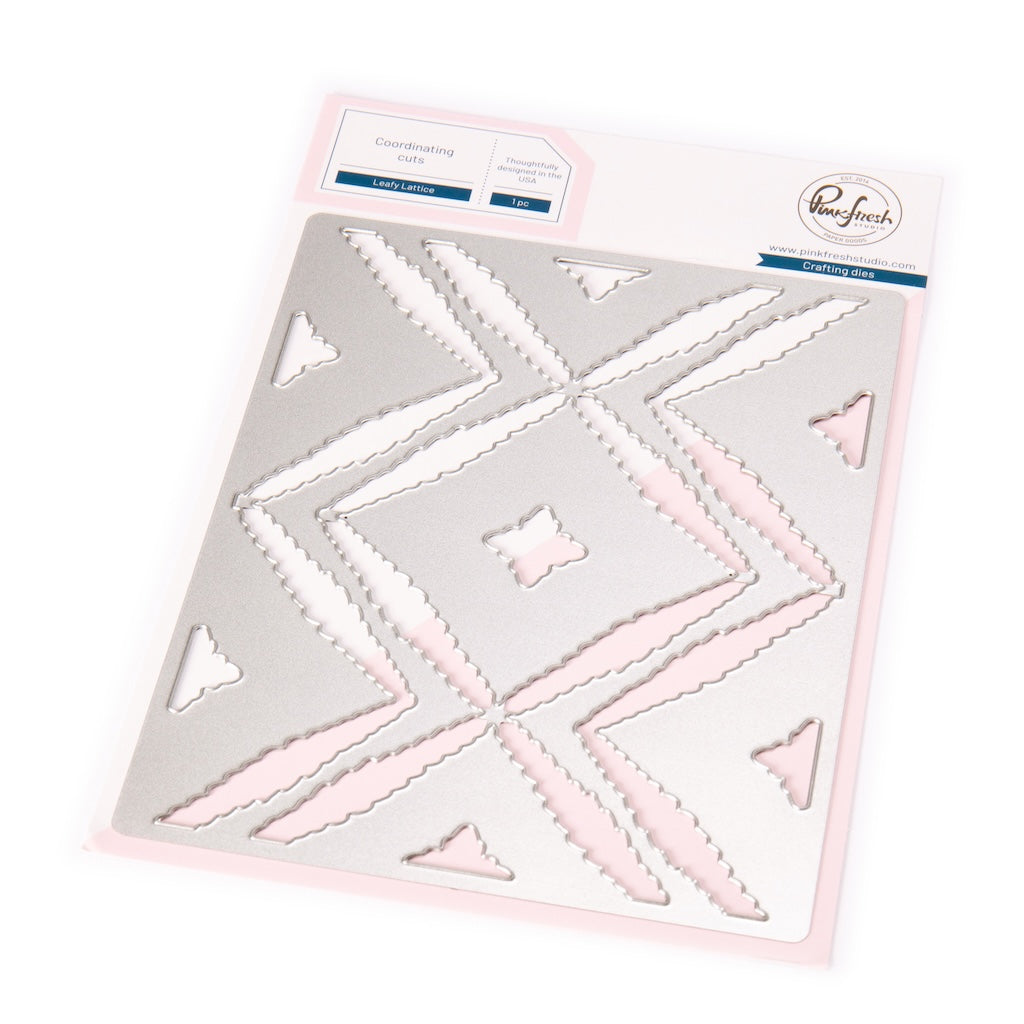 Pinkfresh Studio Leafy Lattice die