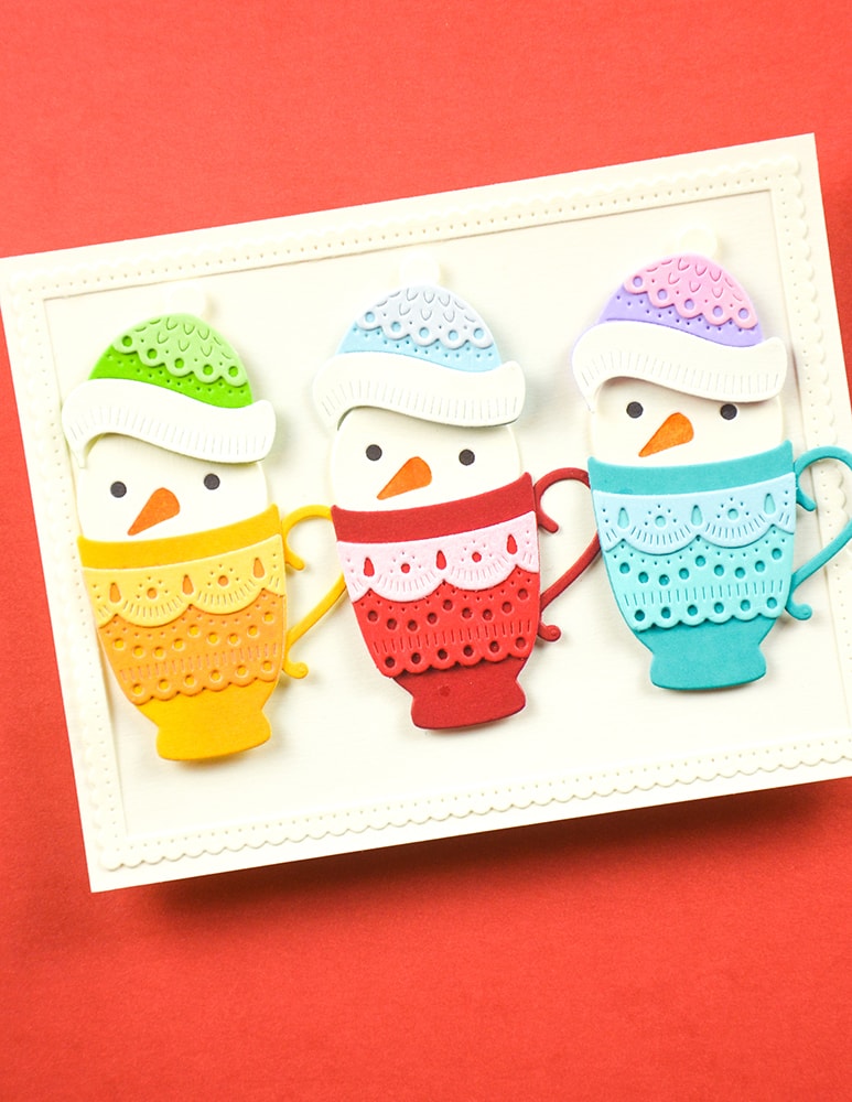 Poppy Stamps 2742 Nordic Chilly Snowman craft die