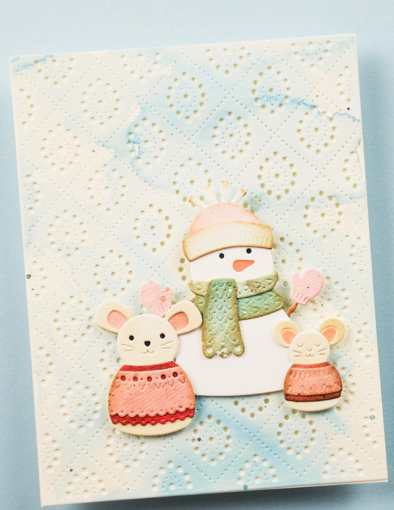 Poppy Stamps 2743 Nordic Merry Mouse craft die