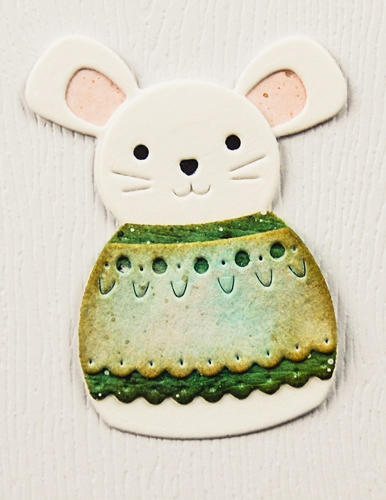 Poppy Stamps 2743 Nordic Merry Mouse craft die