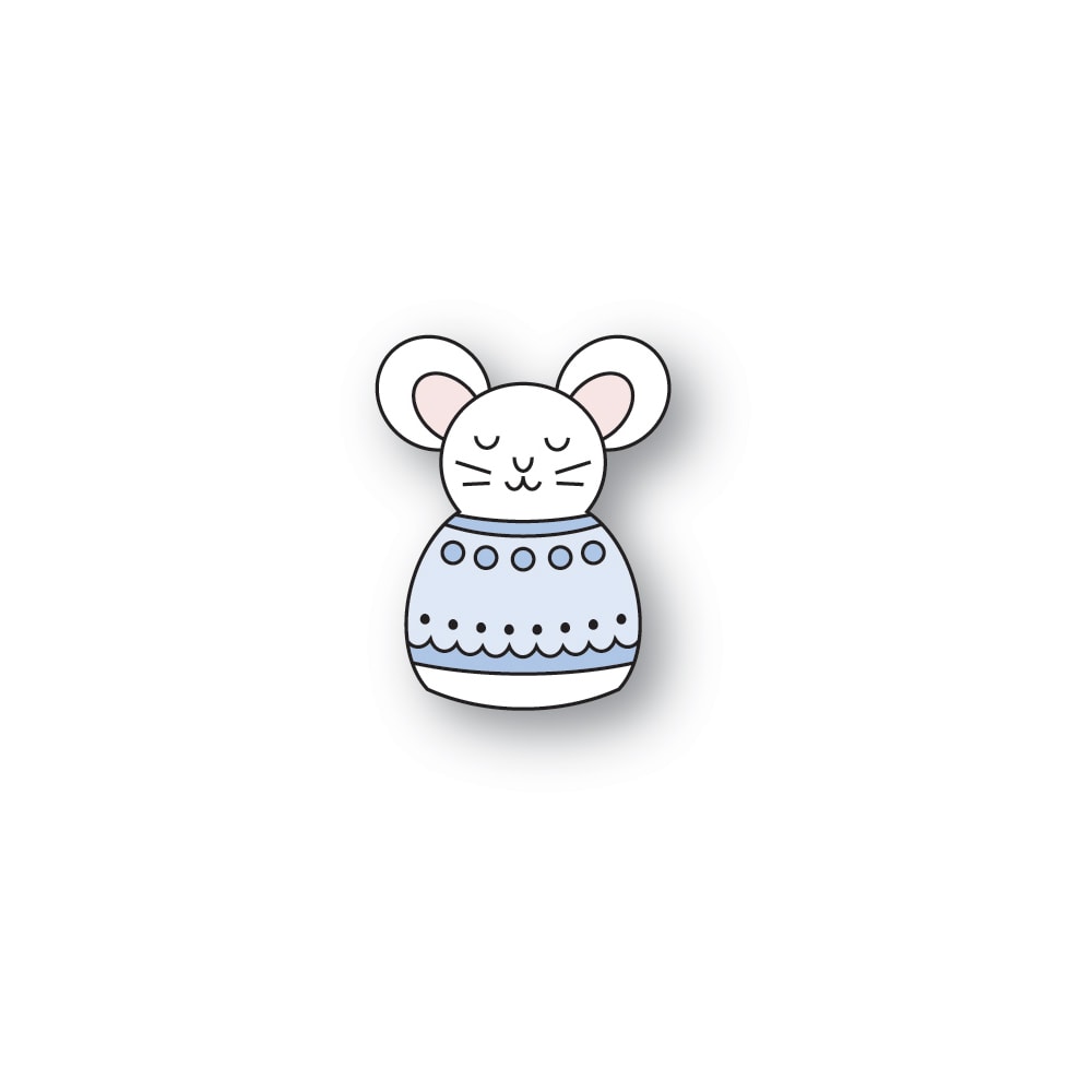 Poppy Stamps 2744 Nordic Tiny Mouse craft die