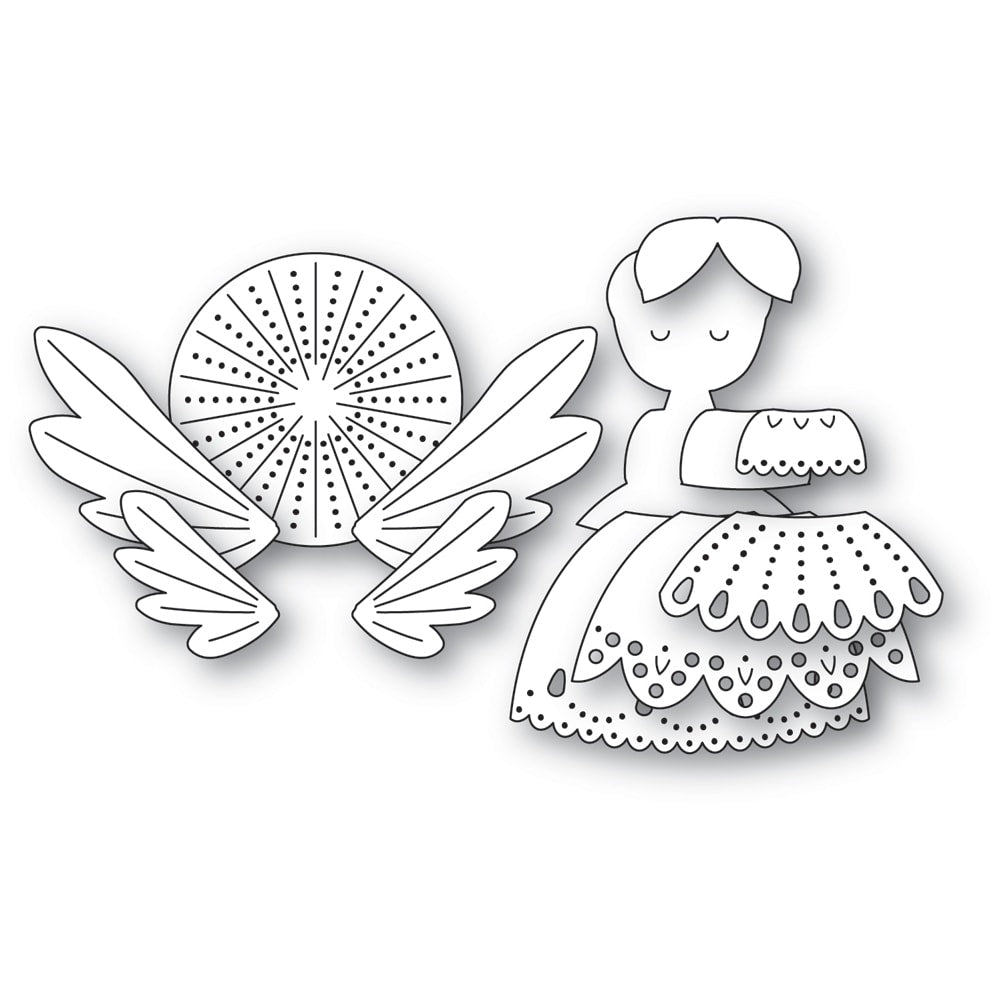 Poppy Stamps 2748 Nordic Sweet Angel craft die