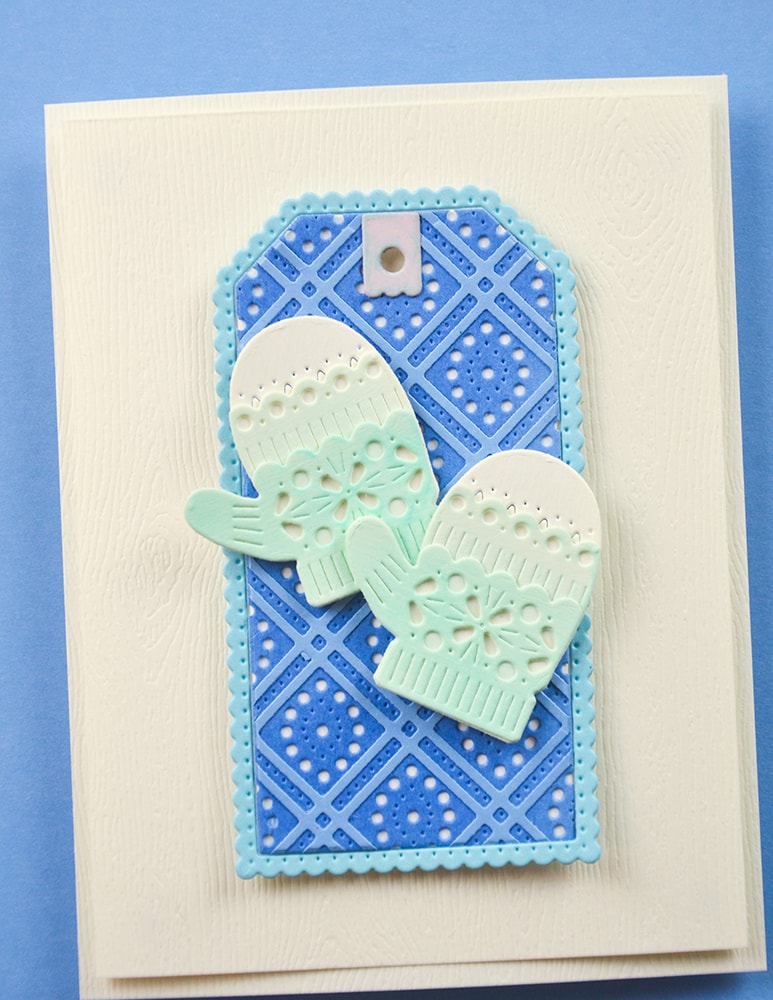 Poppy Stamps 2760 Nordic Cozy Mitten craft die