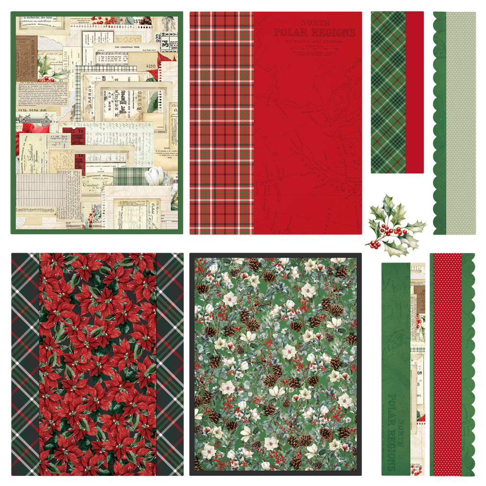Simple Stories Simple Vintage Old-Fashioned Christmas Simple Cards Card Kit 27635