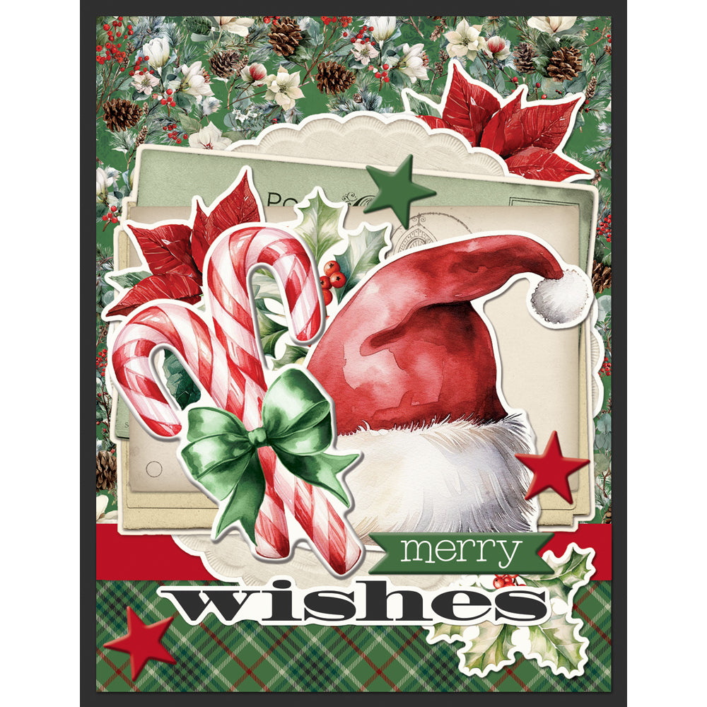 Simple Stories Simple Vintage Old-Fashioned Christmas Simple Cards Card Kit 27635