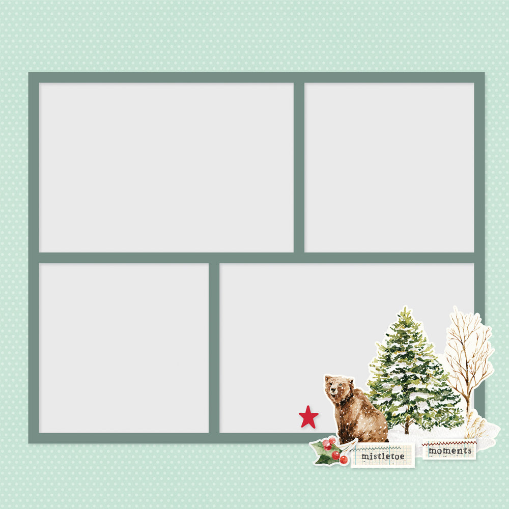 Simple Stories Simple Vintage Evergreen Memories Simple Pages Page Pieces 27833