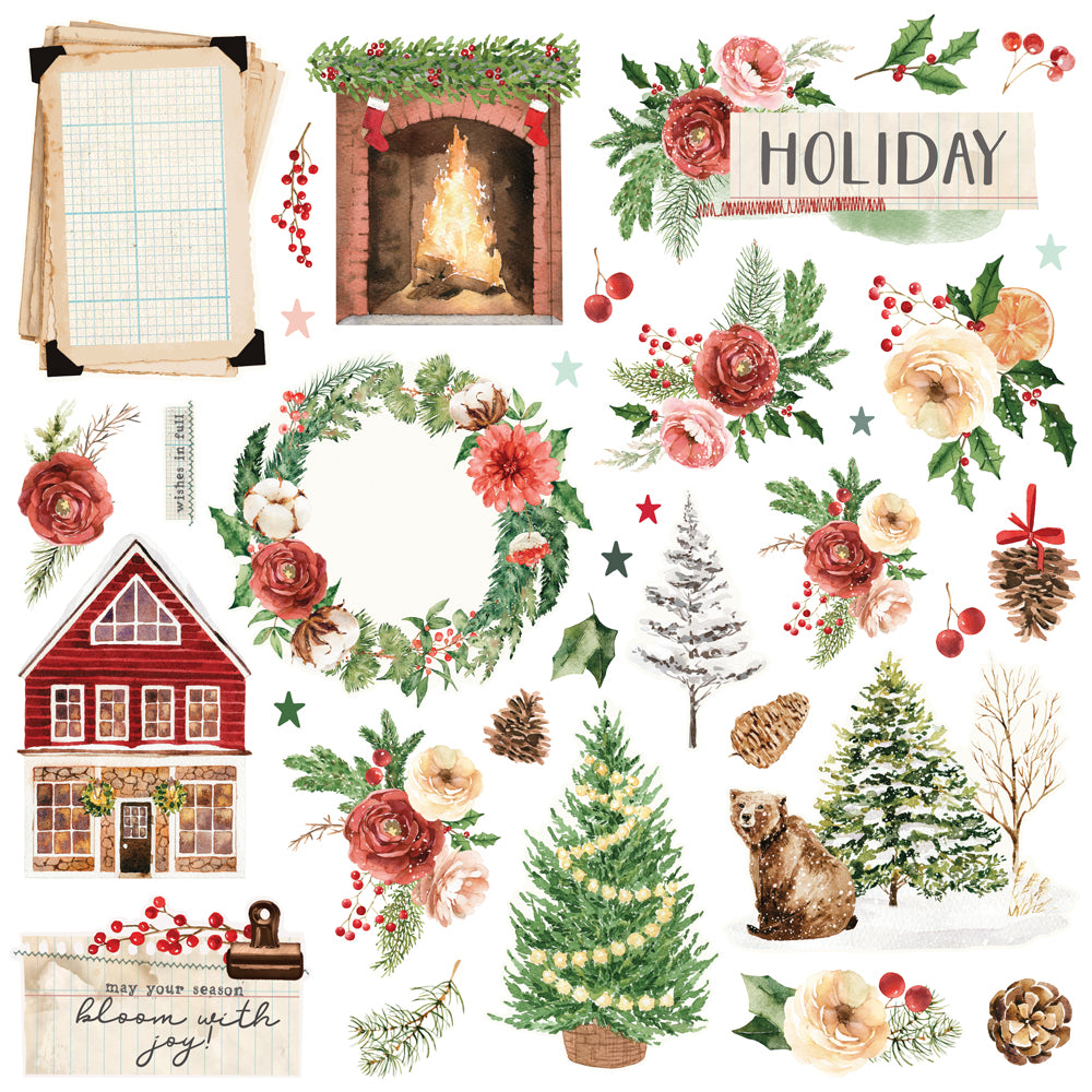 Simple Stories Simple Vintage Evergreen Memories Simple Cards Card Kit 27835