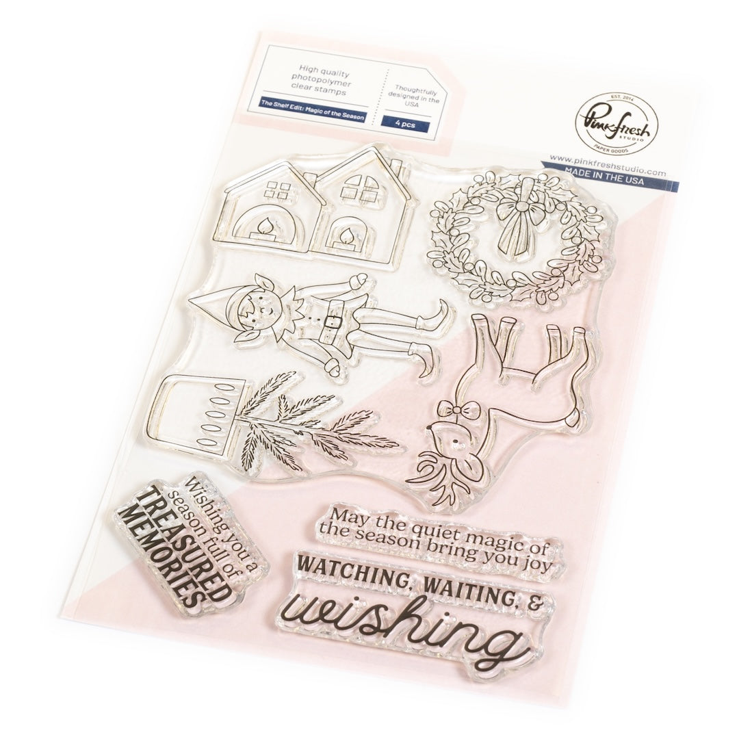 Pinkfresh Studio The Shelf Edit: Magic of the Season stamp – Auzz ...
