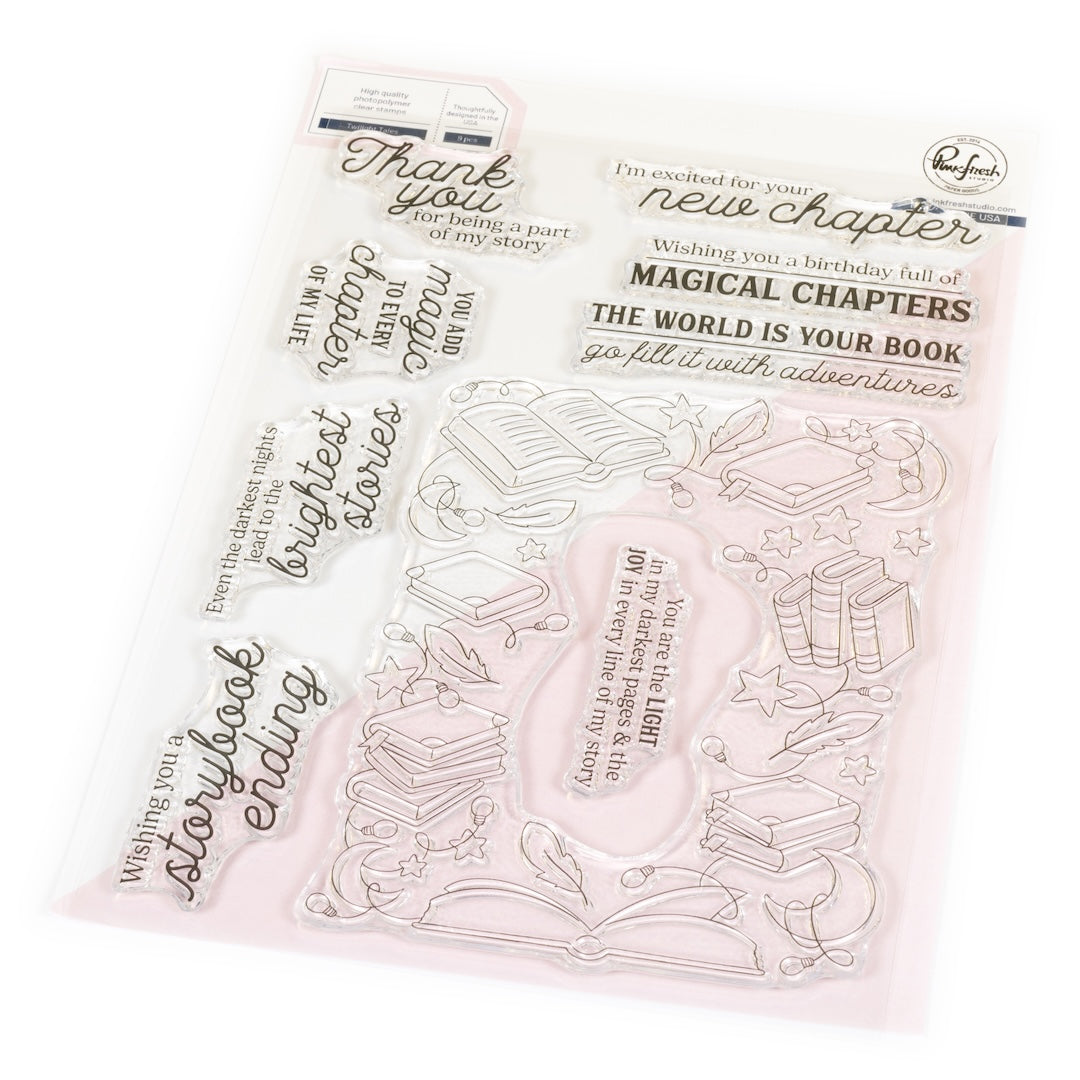 Pinkfresh Studio Twilight Tales stamp, Stencil & Die Bundle