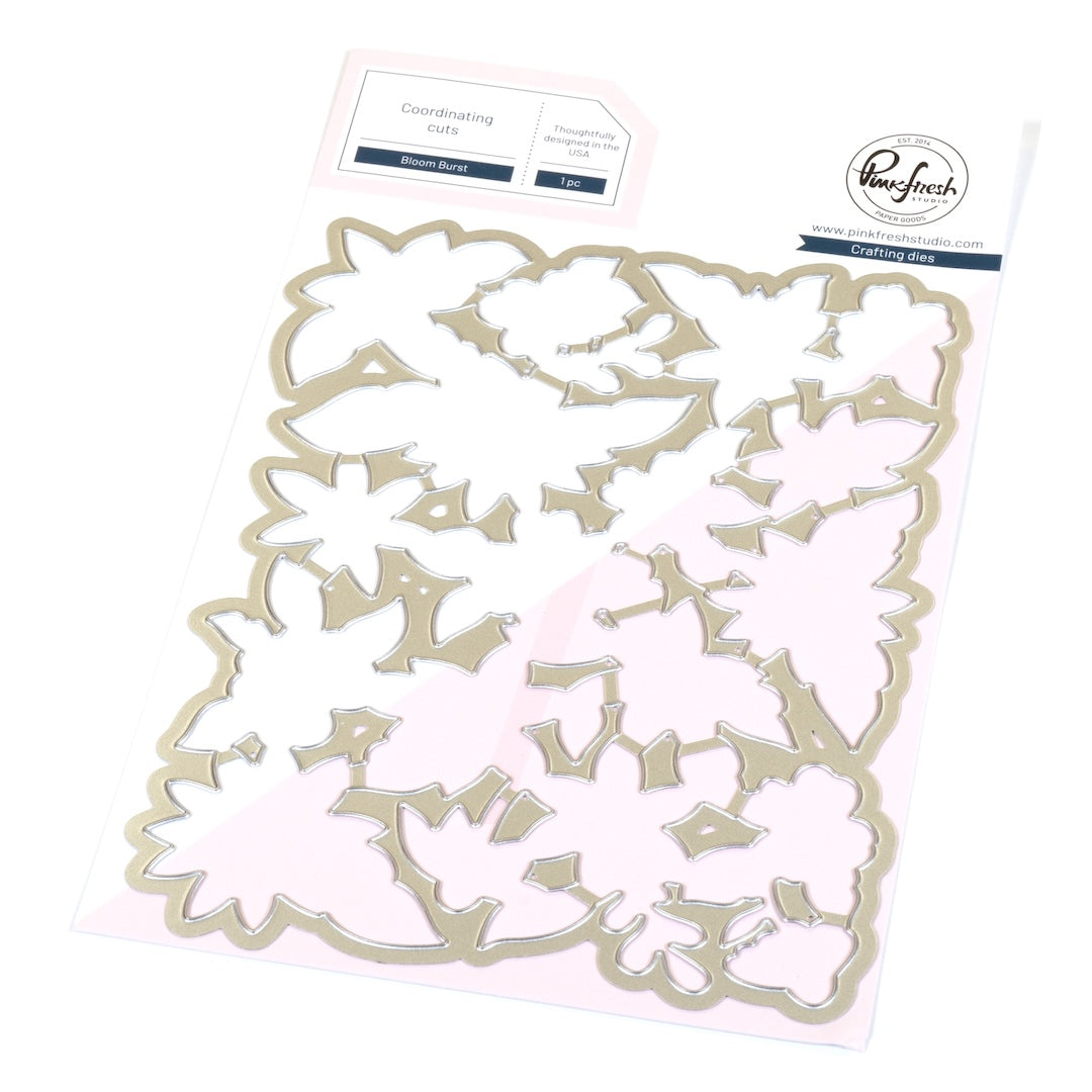 Pinkfresh Studio Bloom Burst die/stencil Bundle
